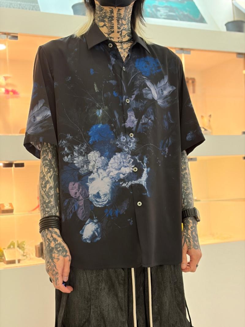 LAD MUSICIAN / DECHINE FLOWER SHORT SLEEVE COMFORT SHIRT ����