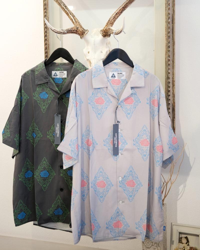 ��6/6ȯ���CHALLENGER �����󥸥㡼 ROSE SHIRT ����������� CLG-SH 026-005 ��19,000+tax  ���