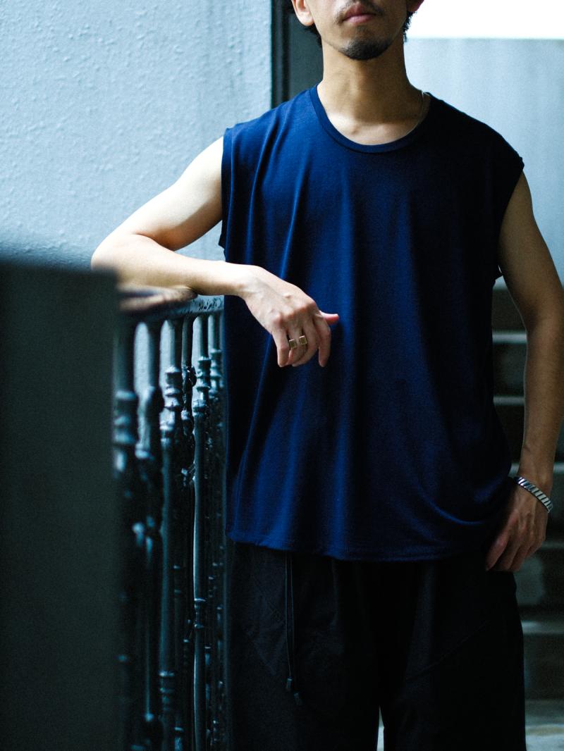 ��CAPERTICA:Super120��s W/Wool Loosey Tank��