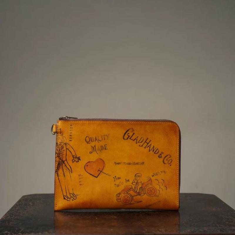 GLAD HAND(����åɥϥ��)��VASCO����LEATHER DOCUMENT BAG 