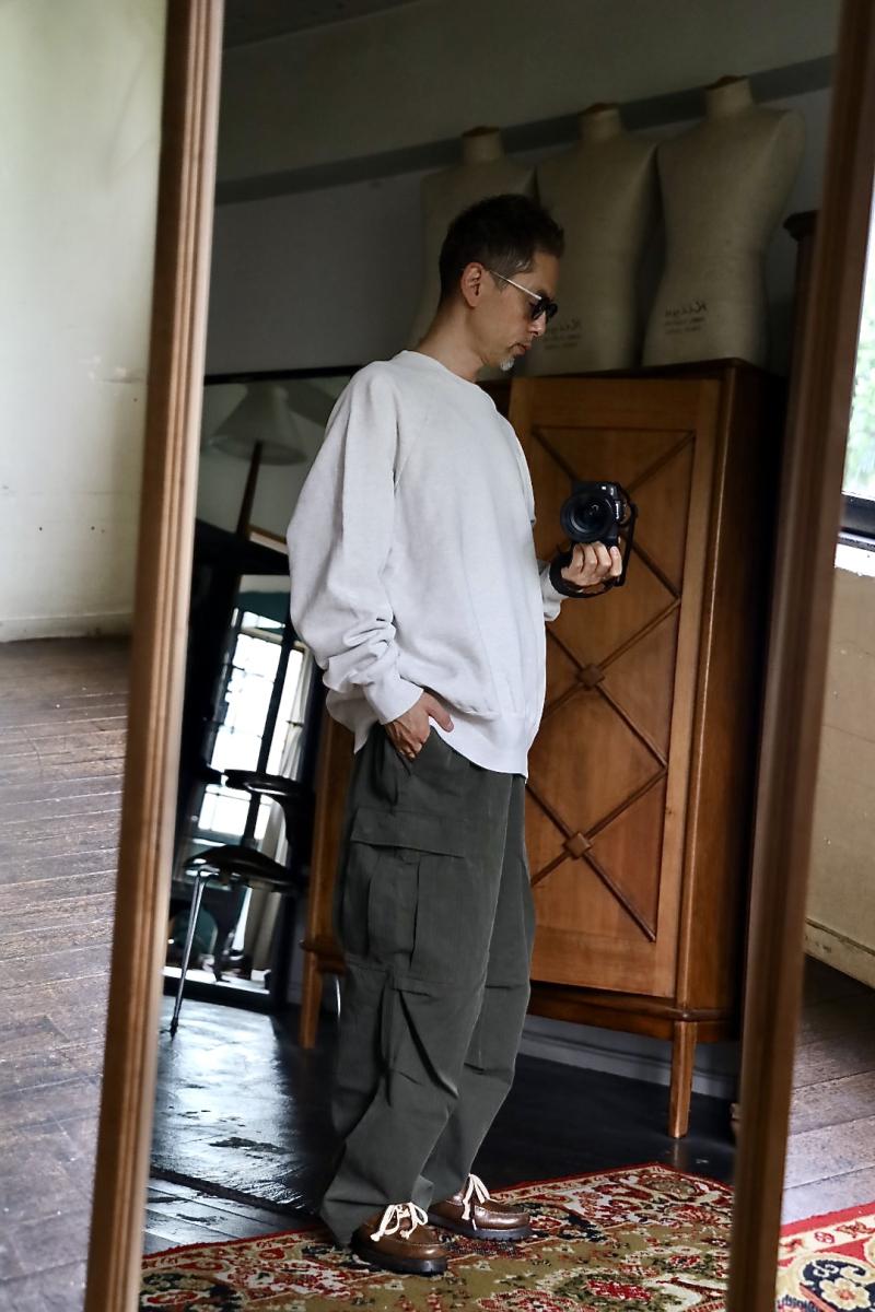 A.PRESSE ���ץ�å� 2026 STYLE2 Vintage Sweatshirt(26AAP-05-09)OATMEAL��8��8��(��)ȯ��! 