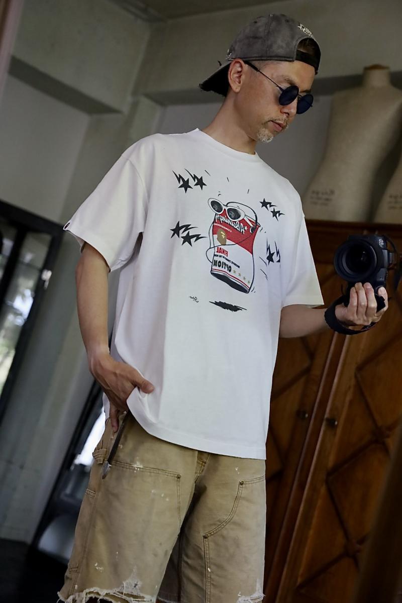 ©SAINT M�ߡߡߡߡߡ� ����ȥޥ����� 26AW BAPE_SS T-SHIRT/JUMP(SM-MK1-0000-C34)WHITE