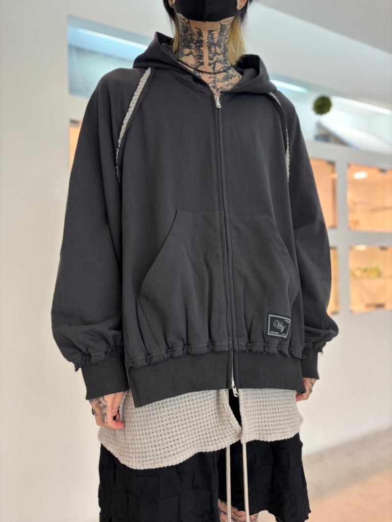 WIZZARD / LAYERED ZIP HOODIE ����