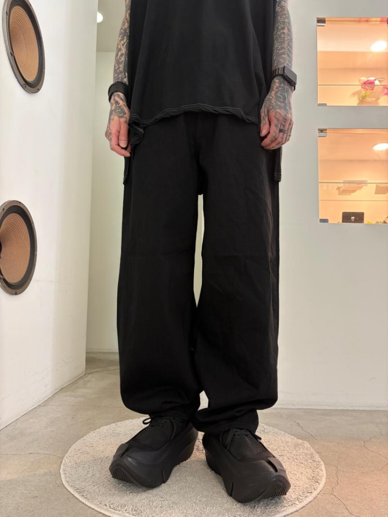 LAD MUSICIAN / FLAT DENIM COCOON PANTS ����