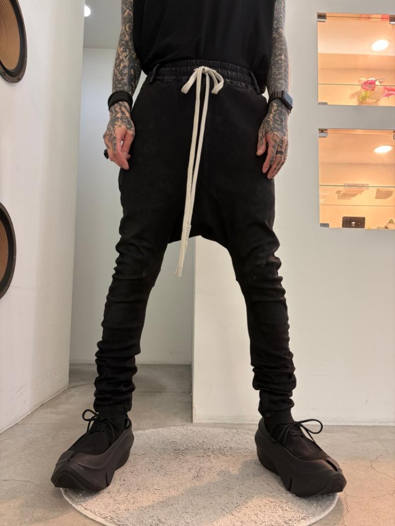 A.F ARTEFACT / Coated Stretch denim Sarouel skinny ����
