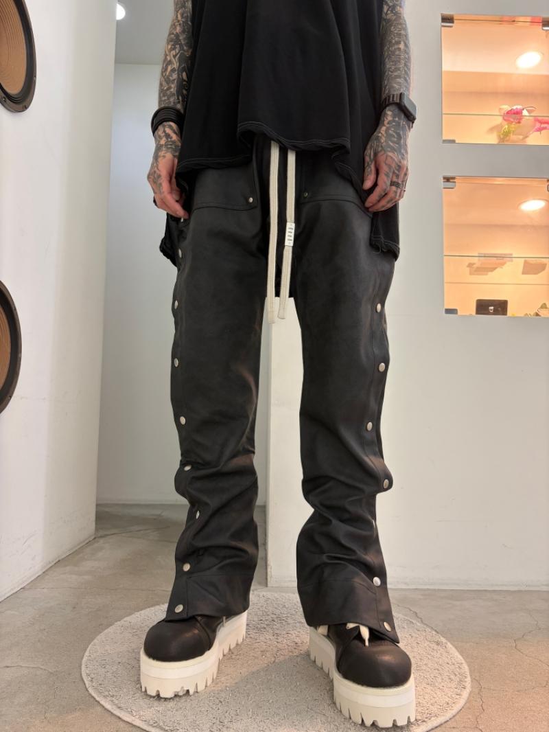 A.F ARTEFACT / Vegan Leather Sarouel Flare Pants