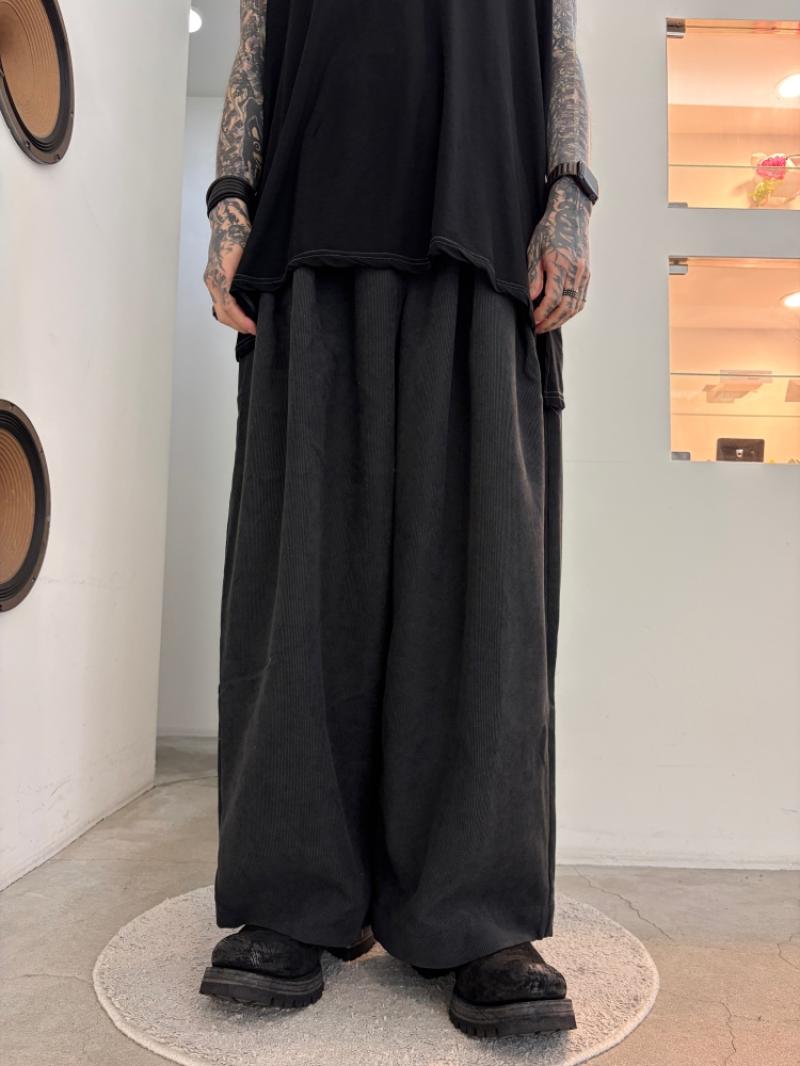 my beautiful landlet / CORDUROY WIDE PANTS ����