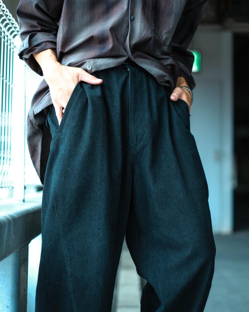 ��NEZU YOHIN TEN:EURO WORK PANTS – Vintage Leather Flock��
