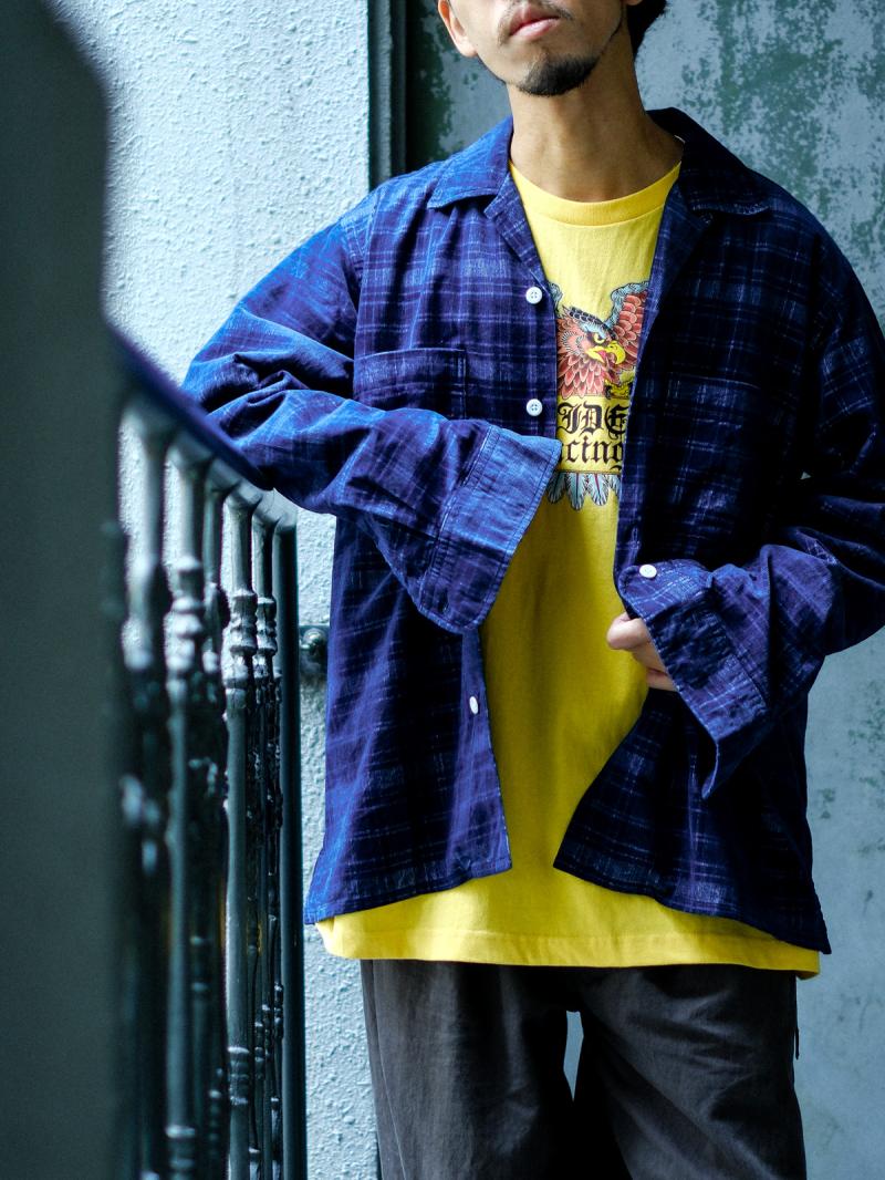 ��MOJITO:ABSHINTH SHIRT_indigo.plaid��