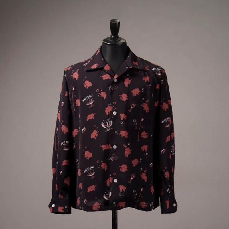 GLAD HAND(����åɥϥ��)��BW CAVE��Pink Elephants Shirts��������