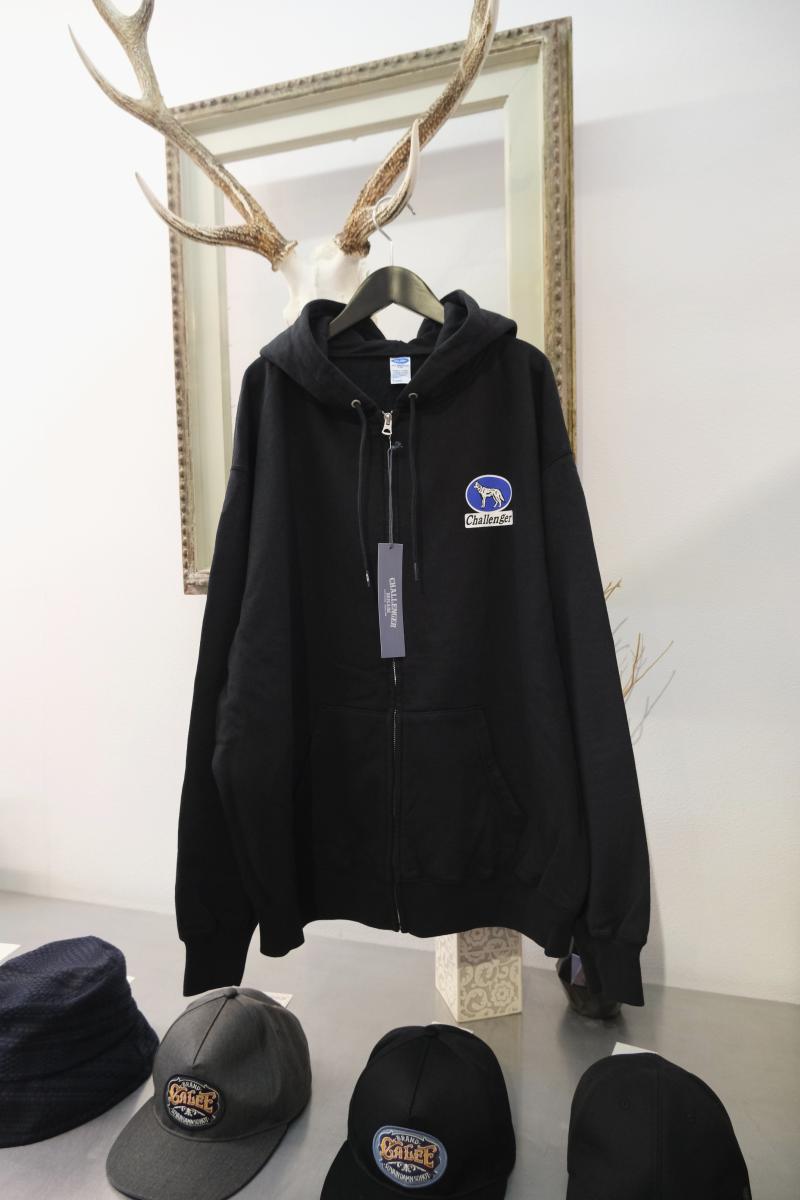 CHALLENGER �����󥸥㡼 WOLF ZIP HOODIE ����ե��åץѡ����� CLG-SW 026-008 2026AW 17,000+t��