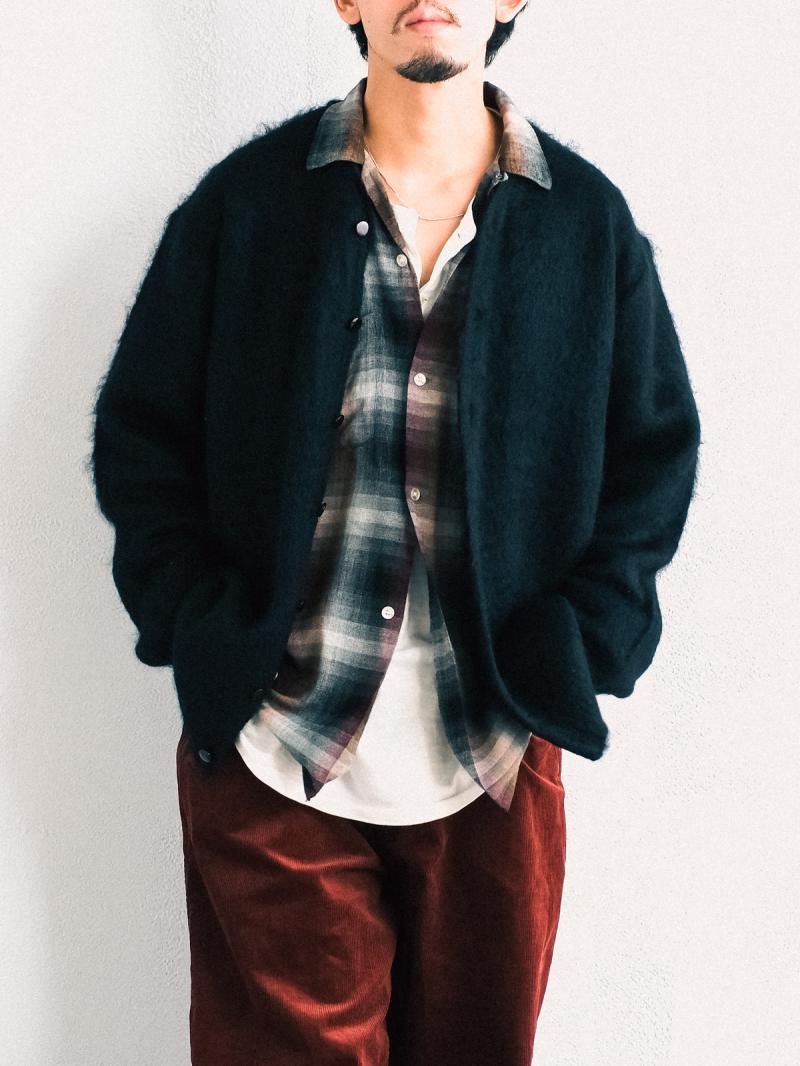 ��Needles:Mohair Crew Neck Cardigan��
