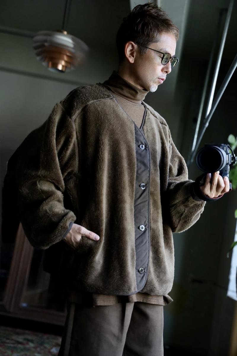 Graphpaper ����եڡ��ѡ� Wool Boa Liner Blouson(GU263-30341)BROWN��10��17��(��)ȯ��! 
