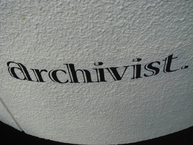 archivist. 
